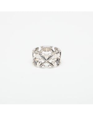 Off-White c/o Virgil Abloh Ring Arrow Ring/ No Color - Weiß