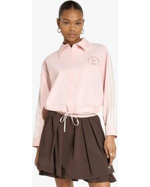 adidas Originals Hemd Adidas Sports Shirt Ls - Pink