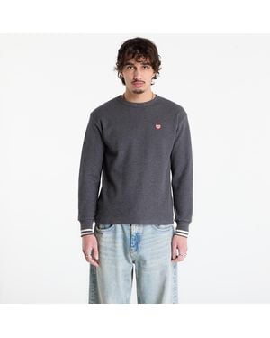 Human Made Sweater Thermal L/S T-Shirt - Gray