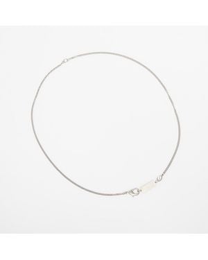 MM6 by Maison Martin Margiela Show Necklace - Metallizzato
