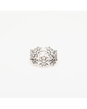MAPLE Anello Orbit Ring - Bianco