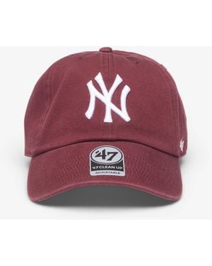 '47 Tappo Mlb Clean Up Tonal New York Yankees Cap - Rosso