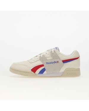 Reebok Sneakers Workout Plus Chalk/ Breakout/ Vector - White