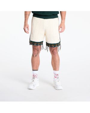adidas Originals Shorts Adidas X Clot By Edison Chen Crochet Shorts - White