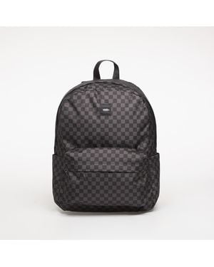Vans Zaino Old Skool Check Backpack/Charcoal - Grigio