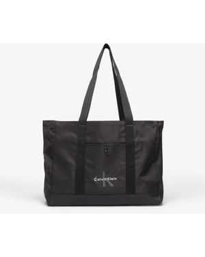 Calvin Klein Borsa Bold Ew Tote - Nero