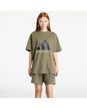adidas Originals T-Shirt Adidas Basketball T-Shirt - Green