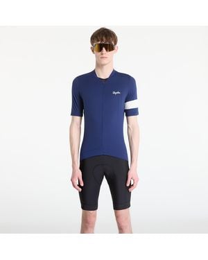 Rapha Jersey core lightweight jersey navy/ white m - Bleu
