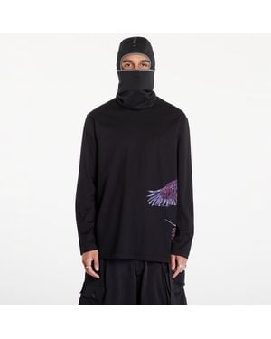 Y-3 T-Shirt Graphic Long Sleeve Tee - Black