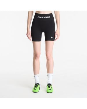 Nike Korte Broek Pro Seamless High-Waisted 5" Biker Shorts - Blauw