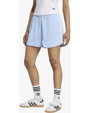 adidas Originals Shorts Satin Shorts Ruffle 3-Stripes Clear Sky/ Three - Blue