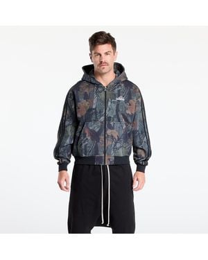 adidas Originals Sweatshirt Adidas Camo Hooded Full-Zip - Blau