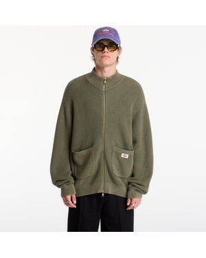 Dickies Pullover Fredonia Zipped Knit Sweater - Grün