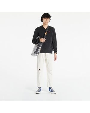 COMME DES GARÇONS PLAY Pullover knit charcoal - Schwarz