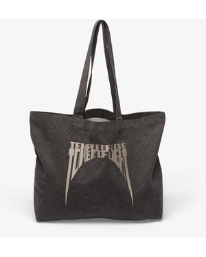 Rick Owens Bag Shopper Bag Gravel/ Pearl - Black