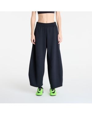 Nike Sweatbroeken 24.7 Impossiblysoft High-Waisted Wide-Leg Pants/ Dk Smoke - Blauw