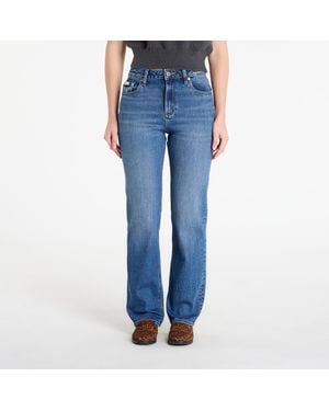 Calvin Klein Pants Jeans High Rise Straight Jeans - Blue