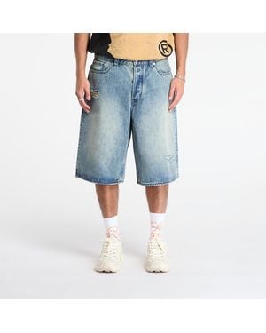 A Bathing Ape Sta Relaxed Fit Denim Shorts - Blue