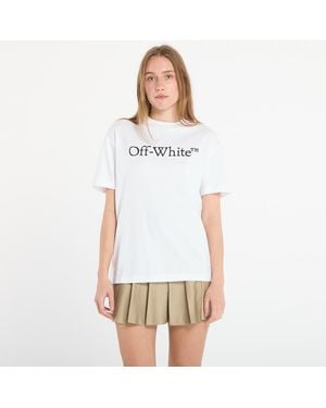 Off-White c/o Virgil Abloh Maglietta Big Logo Bookish Casual Tee - Bianco