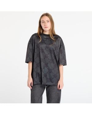 Daily Paper Maglietta Matchstick Mesh Ss T-Shirt - Nero