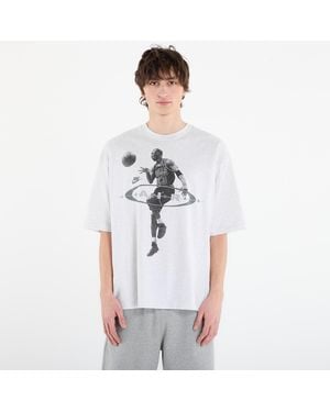 Nike T-Shirt Brooklyn T-Shirt Birch Heather - Weiß