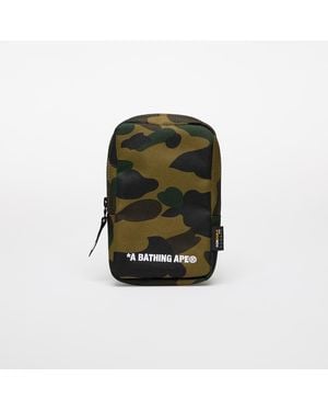 A Bathing Ape Tasche 1St Camo Cordura Phone Shoulder Bag - Grün