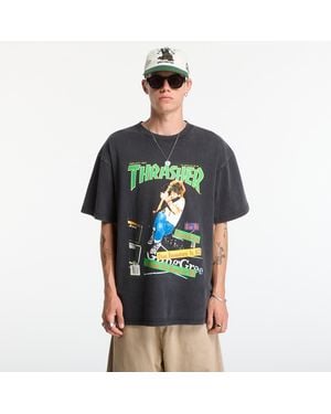 Thrasher T-shirt february 1987 vintage t-shirt m - Noir