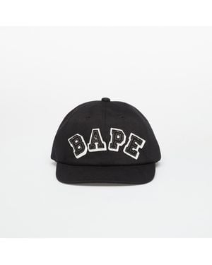 A Bathing Ape Mütze Patched Panel Cap M - Schwarz