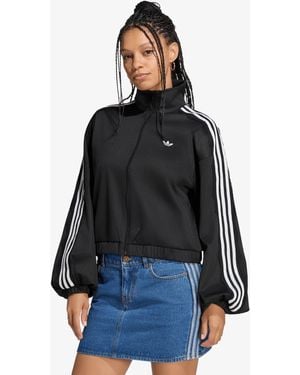 adidas Originals Jas Adidas Lace Oversized Archive Track Top - Zwart