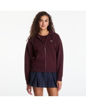 Lacoste Sweatshirt Zipped Hoodie - Lila