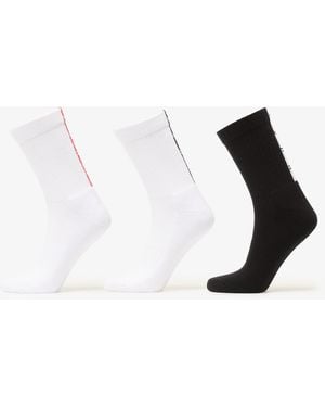 BOSS Socken 3-Pack Q Socks Back Tape Cc - Weiß