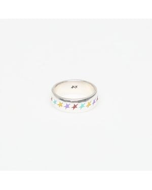 Twojeys Ring Enameled Starline Ring M - Metallic
