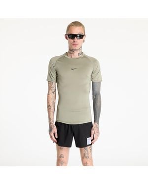 Nike Maglietta Pro Dri-Fit Tight Short-Sleeve Fitness Top Light Army - Grigio