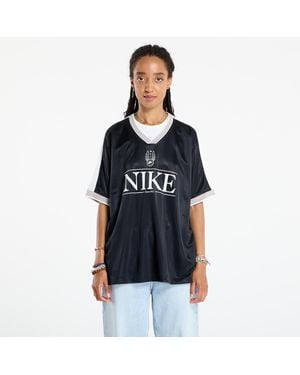 Nike Maglia Sportswear V-Neck Jersey Top/ Sail/ College/ Sail - Nero