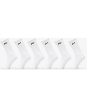 Lacoste Sokken Crew Sock - Wit