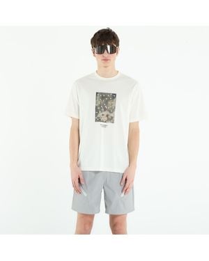 Pas Normal Studios T-Shirt Off-Race Cotton Tech Graphic T-Shirt - Grau