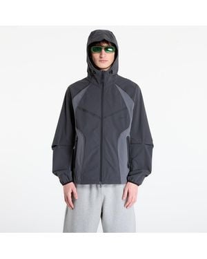 Nike Jacke Tech Dri-Fit Woven Full-Zip Color-Block Windrunner Jacket Anthracite/ Iron - Blau