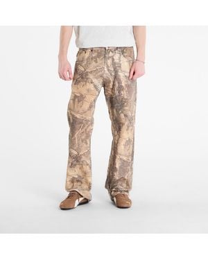 Pleasures Pants Hendrix Flare Jeans - Natural