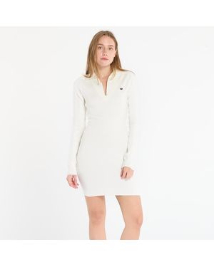 adidas Originals Adidas Long Sleeve Collared Dress - White
