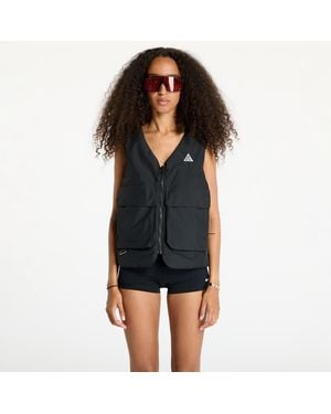 Nike Vest Acg "Skull Peak" Primaloft Reversible Vest/ Dark Raisin/ Summit - Nero