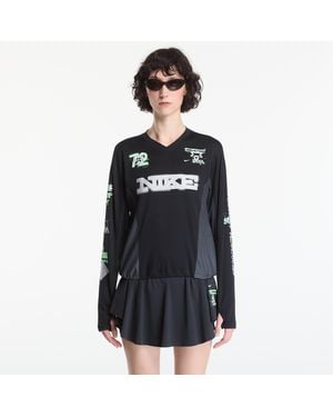 Nike T-Shirt Swift Long-Sleeve Running Top/ Iron/ Reflective Silv - Zwart
