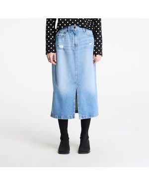 Tommy Hilfiger Tommy Jeans Claire Midi Skirt - Blue