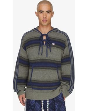 adidas Originals Jacket Adidas X Clot Baja Jacket By Edison Chen Trace Khaki/ Tech - Gray