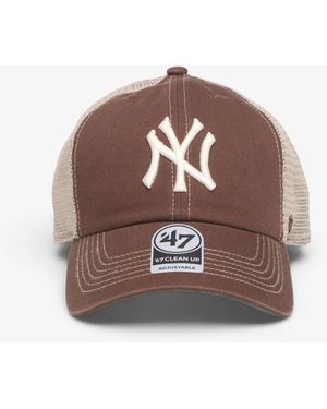 '47 Mütze Mlb Clean Up Trawler New York Yankees Cap - Braun