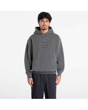PUMA Sweatshirt X Represent Graphic Hoodie - Gray