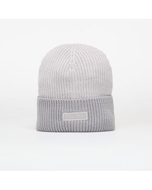 Calvin Klein Patch Wool Chunky Hat - Gray