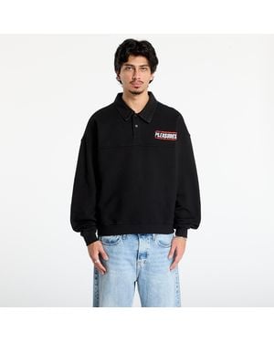 Pleasures Sweatshirt Gentle Polo Sweatshirt - Black