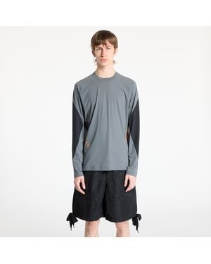 Reebok T-Shirt Longsleeve Run Tee 3/ Washed - Gray