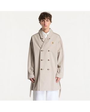 Nike Cappotto Cub Rues Trench Coat Mink/ Sanddrift/ Ironstone - Neutro