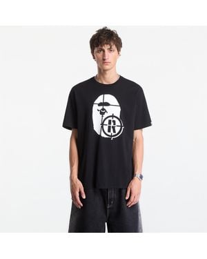 A Bathing Ape T-Shirt Hunting Ape Head Tee - Zwart